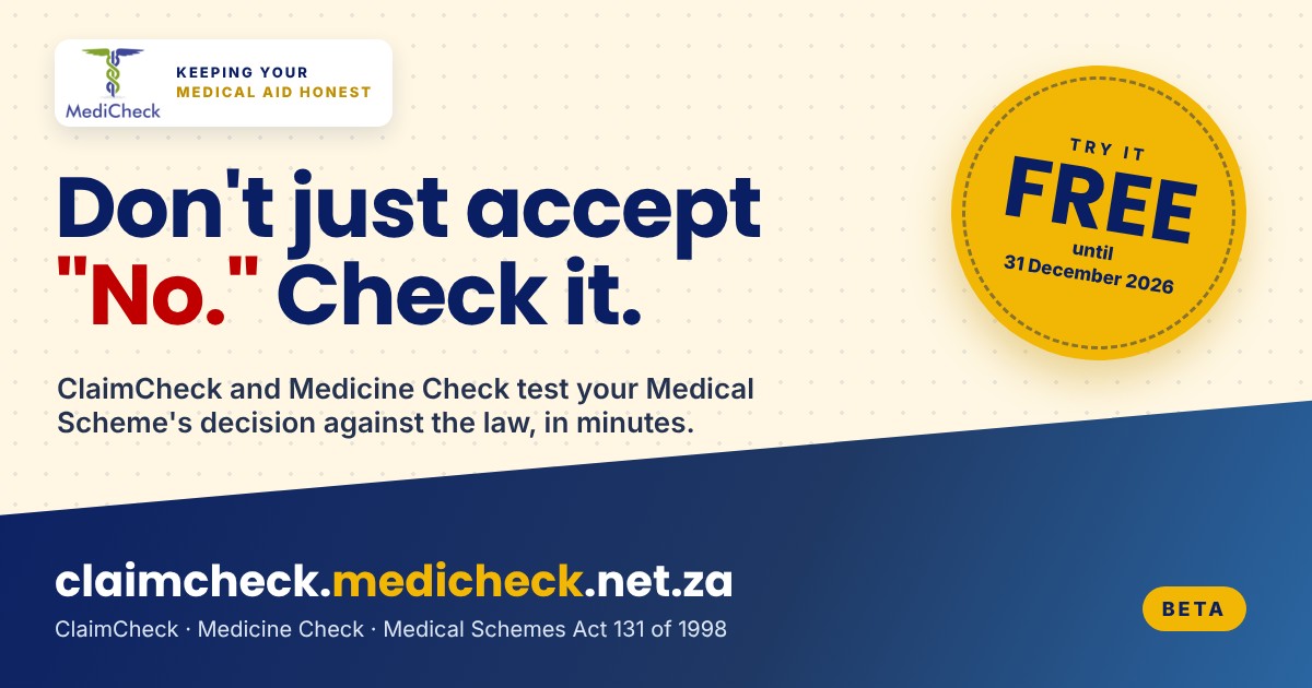 MediCheck Medicine Check | Is my medicine covered?